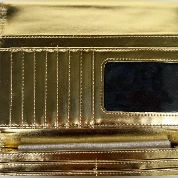 STEVE MADDEN Blush Floral Trifold Wallet Wristlet | NWOT Authentic - Picture 7 of 13